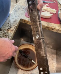 Better Grillin Scrubbin Stone Grill Cleaner-Scouring Brick/Barbecue Grill Brush/Barbecue Cleaner for BBQ, Griddle, Racks 1 Count Gray 24 71EpJDCbw L