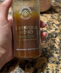 Superfood Honey by Beekeeper's Naturals - Bee Pollen, Royal Jelly, Propolis, Honey - Natural Energy, Immune Support, Mental Clarity, Athletic Performance (11.6 oz) 11.60 Ounce (Pack of 1) 34 71Epb0Mx4hL