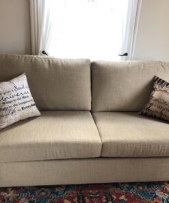 Andreannie Retro Shabby Sheet Music Cotton Linen Personalized Throw Pillow Case Cushion Cover New Home Office Room Sofa Car Decorative Square 18 X 18 Inches Coffee 5 71Epd9C6AL