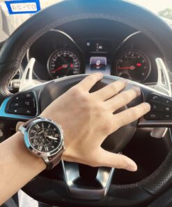 Fossil Grant Men's Watch with Chronograph Display and Genuine Leather or Stainless Steel Band Brown 40 71EptLirI3L