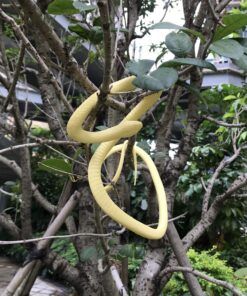 Alternative view of Paialco Realistic Rubber Snake Toy 52 Inch Long (Yellow) Yellow