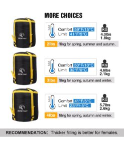 REDCAMP Cotton Flannel Sleeping Bag for Camping Backpacking, Adults Cold Weather Envelope Sleeping Bags with 2/3/4lbs Filling Blue with 2lbs filling 28 71ErJGCgp7L