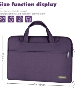 Qishare Laptop Case Laptop Shoulder Bag 11.6-12" Purple 18 71ErK Hn0UL