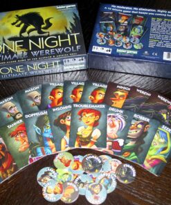 Alternative view of One Night Ultimate Werewolf – Fun Party Game for Kids & Adults | Engaging Social Deduction | Fast-Paced Gameplay | Hidden Roles & Bluffing