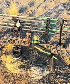 TRUGLO Bow Jack Lightweight Durable Portable Folding Bow Stand for Bowhunting w/Integrated Finger Tabs & Overmolded Rubber Grips Standard Leg (7.5 in); Standard Limb (2.75 in) 40 71EsrdCm0BL