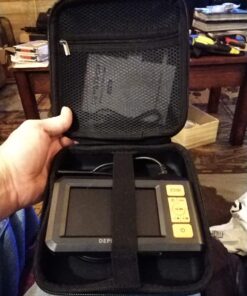 DEPSTECH Original Endoscope Case, Wireless Borescope Carrying Bag WiFi & USB Scope Cameras, Upgraded Large-Capacity Hardshell Case, Compatible with 4.3" Inspection Camera DS300, Black 31 71EsyoElnpL