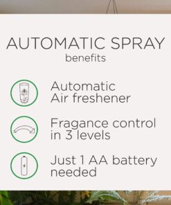 Air Wick Automatic Air Freshener Spray Refill, 2ct, Fresh Waters, Odor Neutralization, Essential Oils 15 71Et OMs6lL
