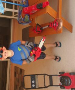 CP Toys 6-in-1 Kids Gardening Set, Includes Kids Leaf Blower, Kids Lawn Mower, Weed Trimmer and Chainsaw, Realistic Action and Sound Effects, Outdoor Toy for Kids Ages 3 Years Plus 25 71EtSosFjeL