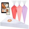 Kootek Piping Bags Disposable 16 Inch 100pcs with EBook, Anti Burst Thicken Pastry Bags, Icing Piping Bags for Cookie Cake Frosting Decorating Baking Supplies 44 71EuIURXZKL