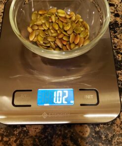 Etekcity Food Scale, Digital Kitchen Scale, 304 Stainless Steel, Weight in Grams and Ounces for Baking, Cooking, and Meal Prep, LCD Display, Medium Basic Medium Size 60 71EuPOWi30L