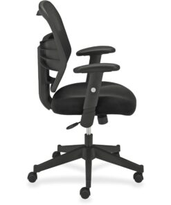 HON Prominent High Back Work Mesh Computer Chair for Office Desk, (HVL531), Swivel-Tilt, Black Fabric Office Chair 27 71Ew2PMTbTL