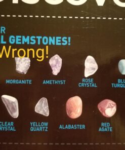 Discovery Kids Gemstone Dig Stem Science Kit by Horizon Group Usa, Excavate, Dig & Reveal 11 Real Gemstones, Includes Goggles, Excavation Tools, Streak Plate, Magnifying Glass & More 50 71Ew5ent2L