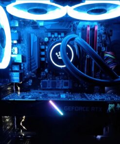 Empowered PC Sentinel Gaming Desktop - NVIDIA GeForce RTX 3070 (> 4060 Ti), Intel 24-Core i9-14900KF, 32GB DDR5 RAM, 512GB NVMe + 2TB HDD, WiFi 6, Windows 11-360mm Liquid Cooled Tower Gamer Computer RTX 3070 | 32GB | 512GB NVMe + 2TB HDD 19 71EyH0y93QL