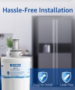 Waterspecialist DA29-00003G Refrigerator Water Filter, Replacement for DA29-00003G, DA29-00003B, Aqua-Pure Plus, RSG257AARS, RFG237AARS, HAFCU1, RS22HDHPNSR, WSS-1 (Pack of 2) 19 71EykPgXdaL