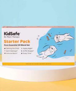 Plant Therapy KidSafe Essential Oil Starter Set for Focus, Calming, Sleep, Immune Support 100% Pure, 6 Undiluted Blends, Natural Aromatherapy, Therapeutic Grade 10 mL (1/3 oz) 6 Count (Pack of 1) 12 71EzdpmgcjL