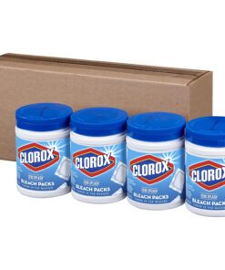Clorox Zero Splash Bleach Packs - Laundry Pods, 4 Pack 15 71F N38WCuS