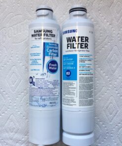 SAMSUNG Genuine Filter for Refrigerator Water and Ice, Carbon Block Filtration for Clean, Clear Drinking Water, 6-Month Life, HAF-CIN/EXP, 1 Pack 75 71F rHKPDcL
