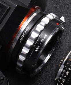 K&F Concept Lens Mount Adapter Compatible with Nikon G AF-S F AIS AI Nikkor F Mount G-Type D/SLR Lens to Sony Alpha E-Mount NEX Camera Compatible with Sony Alpha A7,A6000,A6300,A6500,A5000,A5100 NIK(G)-NEX 27 71F04nVw3L
