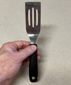 OXO Good Grips Stainless Steel Cut and Serve Turner, Black Stainless Steel Turner 46 71F0Pqh04LL