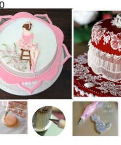 GOOTRADES 7 Pcs-Set Cake Decorating Tips (5 Writing Tube,1 Coupler,1 Silicone Pastry Bag) 24 71F1DeF4hgL