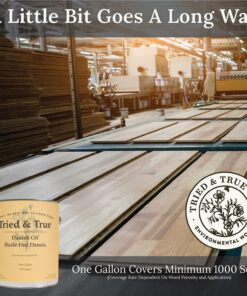 Tried & True Original Wood Finish – Pint – All-Purpose All-Natural Finish for Wood, Metal, Food Safe, Dye Free, Solvent Free, VOC Free, Non Toxic Wood Finish, Sealer Other 36 71F1mCm gML