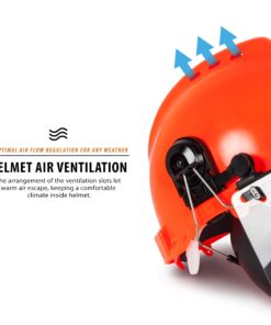 TR Industrial Forestry Safety Helmet and Hearing Protection System (Orange) Orange 22 71F2o5nDQXL