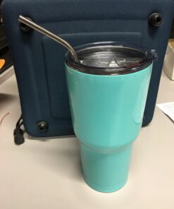 4 Bend Stainless Steel Straws Extra LONG fits 30 oz & 20 oz Yeti Tumbler Rambler Cups - CocoStraw Brand Drinking Straw (4 Bend Straws) Fine 25 71F4R136DPL