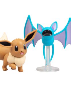 Pokémon Battle Figure Multi Pack Toy Set with Launching Action - Generation 1 - Includes Ash, Pikachu, Eevee, Bulbasaur, Ditto & Zubat - 6 Pieces - Ages 4+ 17 71F4t1uEbL