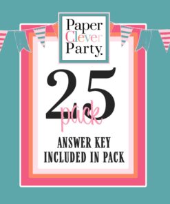 Paper Clever Party Woodland Baby Shower Game Animal Matching, Rustic Boy or Girl, 4x6 Cards, 25 Pack 11 71F68MON3cL