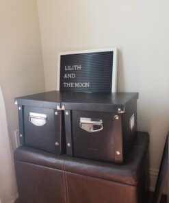 Snap-N-Store Letter-Size File Box, Black (SNS01533) Letter File 33 71F6Gfp39WL