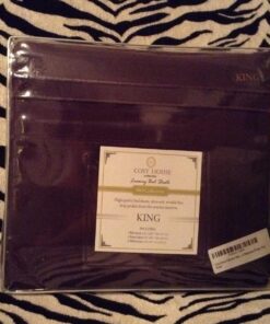 Cosy House Collection Everyday 1500 Series Bed Sheet Set - Ultra Soft & Cool Hotel Bedding - Deep Pocket - Wrinkle, Stain and Fade Resistant - 4 Piece Set (King, Purple) King 24 71F6PzeMqRL