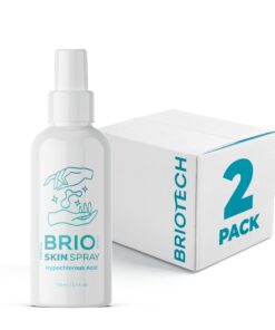 BRIOTECH Hypochlorous Acid Spray, Topical Skin Face & Body Mist, Support Irritations, Soothe Redness, Dry Skin & Scalp, Athletic Itch, Packaging May Vary 3.4 Fl Oz (Pack of 1) 33 71F6bmgWl2L