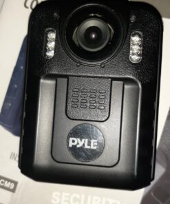 Pyle Premium Portable Body Camera - Wireless Wearable Camera, Person Worn Camera, Compact & Portable HD Body Camera, IR Night Vision, Built-in Rechargeable Battery, LCD Display, 16GB Memory PPBCM9 24 71F79rzxqtL