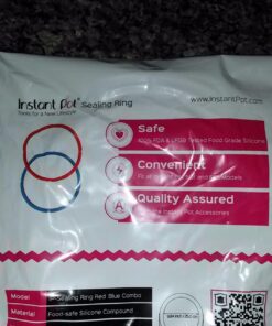Instant Pot Sealing Ring 5 & 6-Qt, Inner Pot Seal Ring, Electric Pressure Cooker Accessories, Non-Toxic, BPA-Free, Replacement Parts, Clear 5 & 6Qt 14 71F7uncqcVL