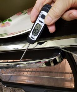 Oster Toaster Oven | Digital Convection Oven, Large 6-Slice Capacity, Black/Polished Stainless 52 71F7x8H CL
