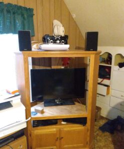 Micca MB42 Bookshelf Speakers for Home Theater Surround Sound, Stereo, and Passive Near Field Monitor, 2-Way (Black, Pair) Black MB42 Standard Bookshelf Speakers 59 71F8h4bD0TL