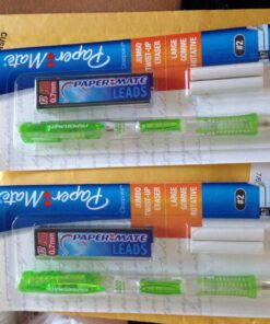 Paper Mate Clearpoint Mechanical Pencils, HB #2 Lead (0.7mm), 2 Pencils, 1 Lead Refill Set, 2 Erasers 0.7MM 34 71F8sHOGCqL