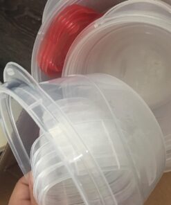 Rubbermaid TakeAlongs Assorted Food Storage Containers, Tint Chili, 40-Piece Set 17 71F9MVopH2L