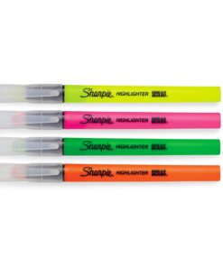 SHARPIE Clear View Highlighter Stick, Assorted, 4/Pack (1950749) 4-Pack 16 71F9yZgBKmL