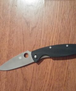 Spyderco Resilience Folding Pocket Knife with 4.20" 8Cr13MoV Stainless Blade and G-10 Handle - PlainEdge - C142GP 57 71FARPna8WL