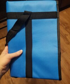 NZ home 3XL Insulated Cooler Bag and Food Warmer for Food Delivery & Grocery Shopping with Zippered Top, Black (1 pack) 3X-Large 1 38 71FBl4lyASL 2