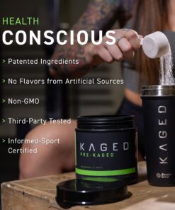 Kaged Original Pre Workout Powder | Fruit Punch | Pre-Kaged | Formulated with Creatine, Beta Alanine, Pure Caffeine | 20 Servings Pre-Kaged (Fruit Punch) 20 Servings (Pack of 1) 28 71FBvUahr4L