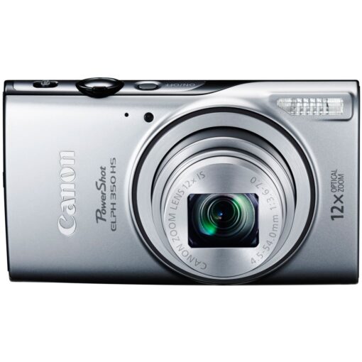 Canon PowerShot ELPH 350 HS - Wi-Fi Enabled (Silver) Silver Base