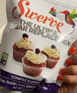 Swerve Ultimate Sugar Replacement Sweetener, Confectioners Sugar Substitute, Zero Calorie, Keto Friendly, Zero Sugar, Non-Glycemic, 12oz (2 Pack) 38 71FFBxQVKjL