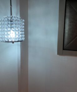 SH Lighting Crystal Inspired Table Desk Lamp - Features Convenient Pull Chain - 19" Tall Great for Bedrooms, Living Rooms, or Offieces - Chrome Silver 23 71FFXOIEUTL