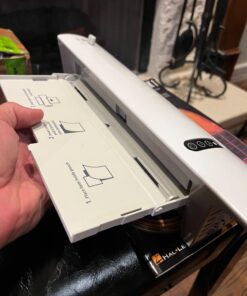 Scotch TL902VP Thermal Laminator, 1 Laminating Machine, White, Laminate Photos, Holiday Decor and Gift Tags, For Holiday, Office and School Supplies, 9 in. Laminator with 20 Pouches 36 71FG4YODqiL