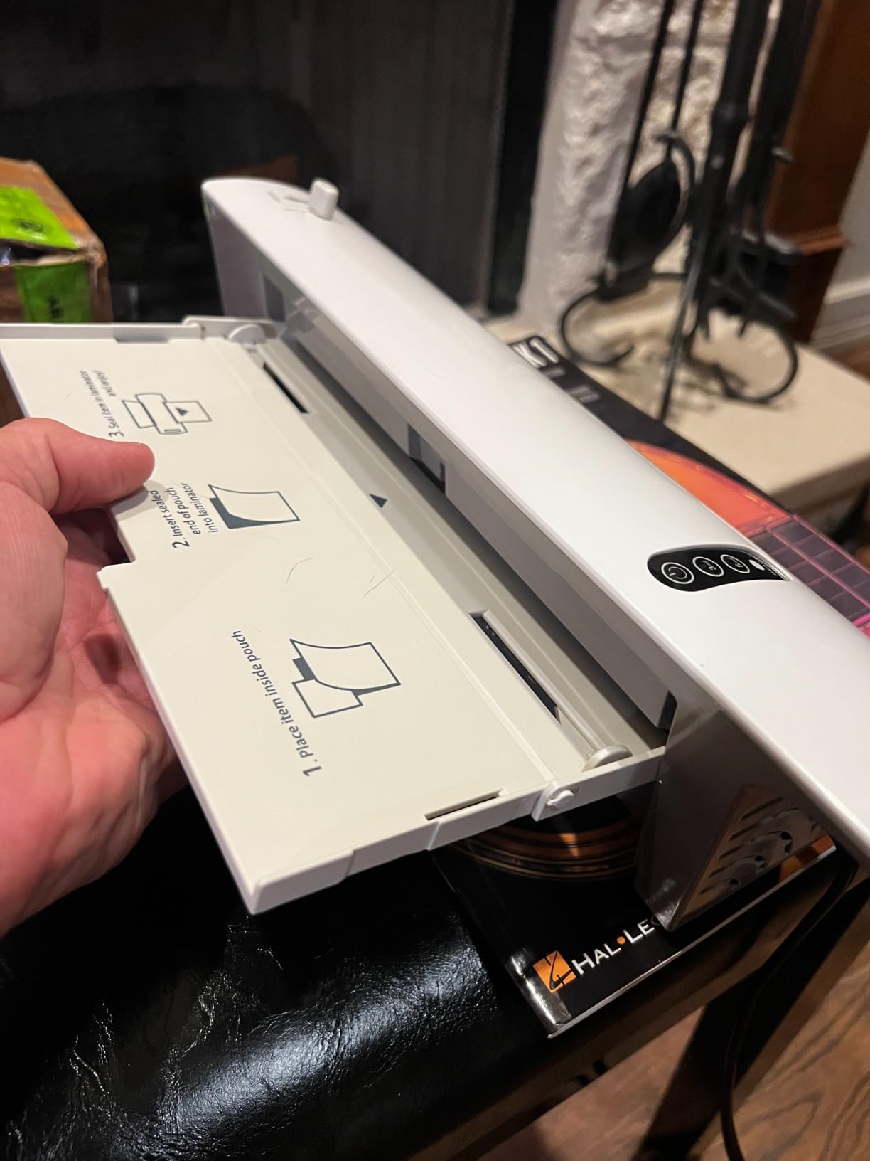 Scotch TL902VP Thermal Laminator, 1 Laminating Machine, White, Laminate Photos, Holiday Decor and Gift Tags, For Holiday, Office and School Supplies, 9 in. Laminator with 20 Pouches 11 Scotch TL902VP Thermal Laminator, 1 Laminating Machine, White, Laminate Photos, Holiday Decor and Gift Tags, For Holiday, Office and School Supplies, 9 in. Laminator with 20 Pouches - Image 11