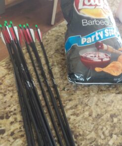 ANTSIR 30 Inch Carbon Arrows Practice Targeting Arrows with Removable Tips for Compound and Recurve Bow(Pack of 12) A-Red White 35 71FGOQZ8dgL