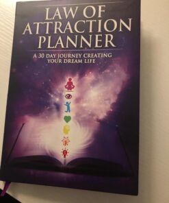 Law of Attraction Life & Goal Planner - A 30 Day Journey Creating Your Dream Life - Personal Gratitude Journal, Week Success Planner, and Stickers Purple (30-day) 54 71FGUn AcmL