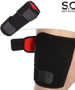 Adjustable Thigh Brace Support, Quadriceps Support and Thigh Wraps for Men and Women. Unisex Breathable Neoprene Non-Slip Hamstring Compression Sleeve 14 71FGn5D5vJL